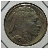 1916-D Buffalo nickel, VF/XF