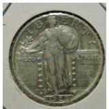 1929-D Standing Liberty quarter, XF