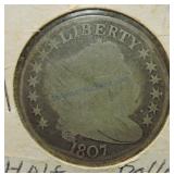 1807 Bust half