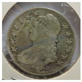 1828 Bust half, F