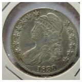 1830 Bust half, XF