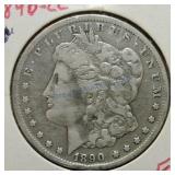 1890-CC Morgan dollar