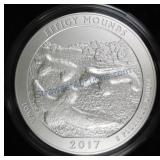 2017 America the Beautiful 5 oz Unc coin,
