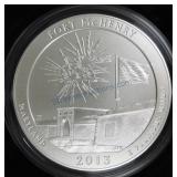 2013 America the Beautiful 5 oz Unc coin,