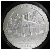2016 America the Beautiful 5 oz Unc coin,