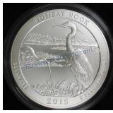 2015 America the Beautiful 5 oz Unc coin,