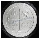 2019 America the Beautiful 5 oz Unc coin,