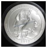 2013 America the Beautiful 5 oz Unc coin,