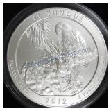 2012 America the Beautiful 5 oz Unc coin,