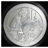 2019 America the Beautiful 5 oz Unc coin,