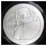 2020 America the Beautiful 5 oz Unc coin,