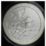 2017 America the Beautiful 5 oz Unc coin,