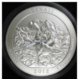 2012 America the Beautiful 5 oz Unc coin,