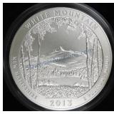 2013 America the Beautiful 5 oz Unc coin,