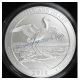 2018 America the Beautiful 5 oz Unc coin,