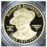 2014 US Mint First Spouse Series gold proof $10