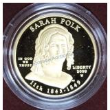 2009 US Mint First Spouse Series gold proof $10