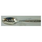 Towle sterling silver pierced serving spoon,