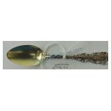 Whiting sterling silver demitasse spoon,