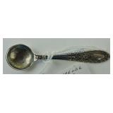 Stainless steel salt spoon, 2 3/8", 3gr