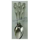 Wendell Mfg Co sterling silver Victorian set of