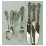 International sterling silver 8 piece set
