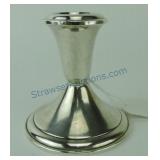 Alvin sterling silver weighted candle stick,