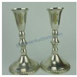 Duchin Creations pair of tall sterling silver