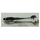 Sterling silver sugar tongs 3 3/8", 14gr