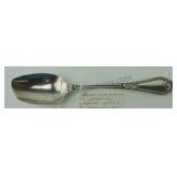 Henry Wilkinson sterling silver serving spoon,