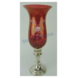 Woodward & Lothrop candle holder with ruby