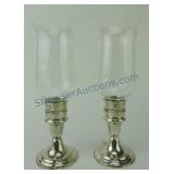 Gorham sterling silver weighted pair of