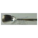 Oneida silver plate sugar spoon, 