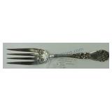 Wellingford silver plate meat fork 8 1/8"