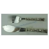 Vintage English silver plate fish serving knife &