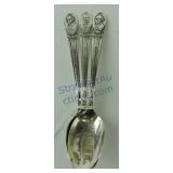 Rogers silver plate set of 3 6" spoons - William