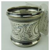 Silver plate napkin ring 