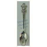Silver plate souvenir spoon, Rolex Lucerne