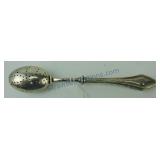 Sterling silver handled tea infuser, damage to