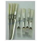 MOP handled lot of 4 - 8 1/8" knives and