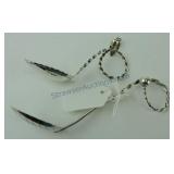 Norwegian .830 silver pair of tea caddy spoons,