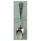 Norway .830 silver serving spoon signed