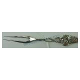 Sterling silver pickle/olive fork 4 1/8", 12gr