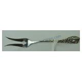 Sterling silver pickle/olive fork 4 3/8", 9gr