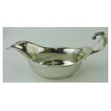 J.S. sterling silver sauce boat 5", 1.1oz+