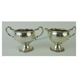 La Pierre sterling silver weighted cream & sugar