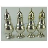 Webster sterling silver set of 4 shakers, 2.7oz+