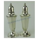 NS Co sterling silver salt & pepper shaker,