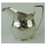 Early English Georgian sterling silver creamer,