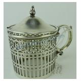 Watson sterling silver condiment holder (no jar),